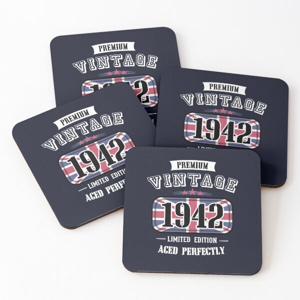 Item preview, 80 Years Old Born in 1942 Vintage Union Jack  designed and sold by JooArtPrints  ★★★★★.