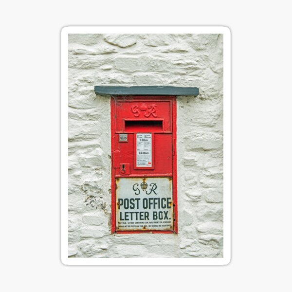 Item preview, Red George V Letterbox in Laugharne Carmarthenshire designed and sold by Cameranick.