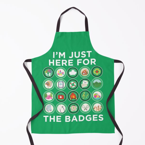 Item preview, Girl Scouts I'm Just Here For The Badges designed and sold by goatshirt.