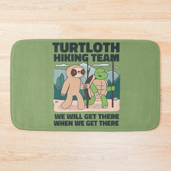 Item preview, Hiking team turtle & sloth designed and sold by Nickibeutel.