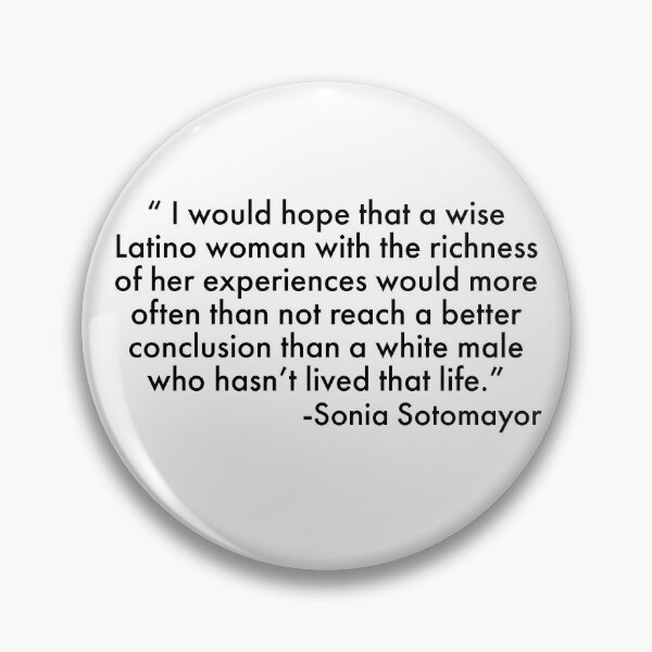 Item preview, Sonia Sotomayor on Latina women designed and sold by Yviemakes.