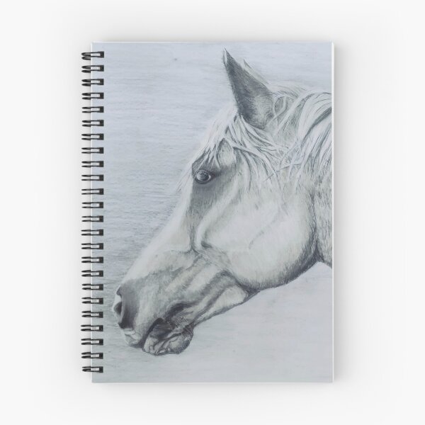 Item preview, Grey Horse Drawing designed and sold by Karen Harding Art and Illustration .