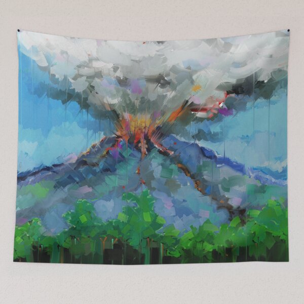 Item preview, volcano eruption designed and sold by jatmika.