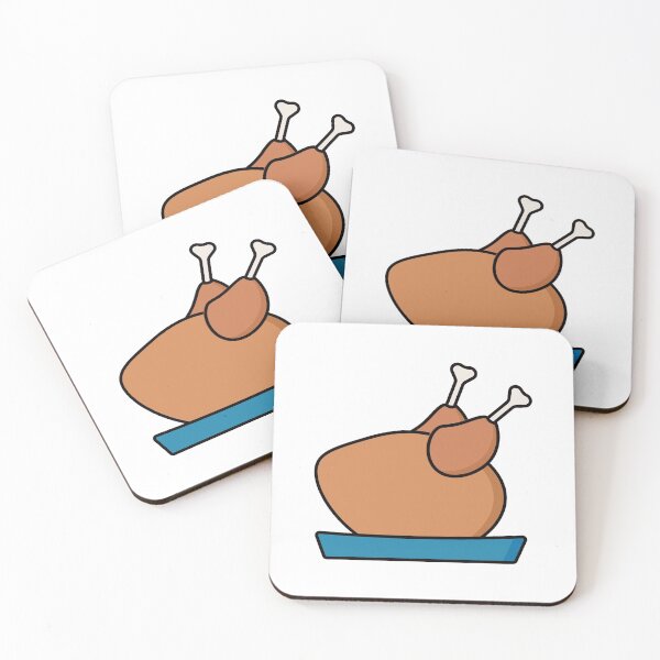 Item preview, Christmas chicken icon | Christmas chicken sticker  designed and sold by KARTICK DUTTA.