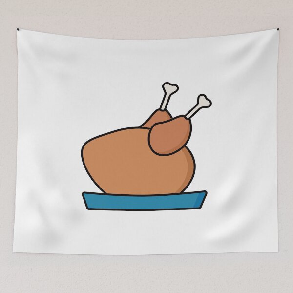 Item preview, Christmas chicken icon | Christmas chicken sticker  designed and sold by KARTICK DUTTA.