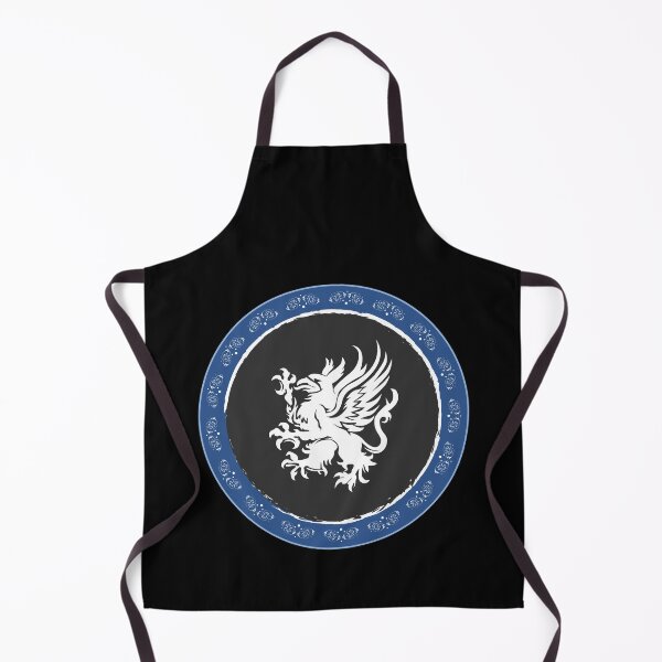 Item preview, Grey Warden Blue Heraldry - Dragon Age Geometric Art designed and sold by Yannick Toney.