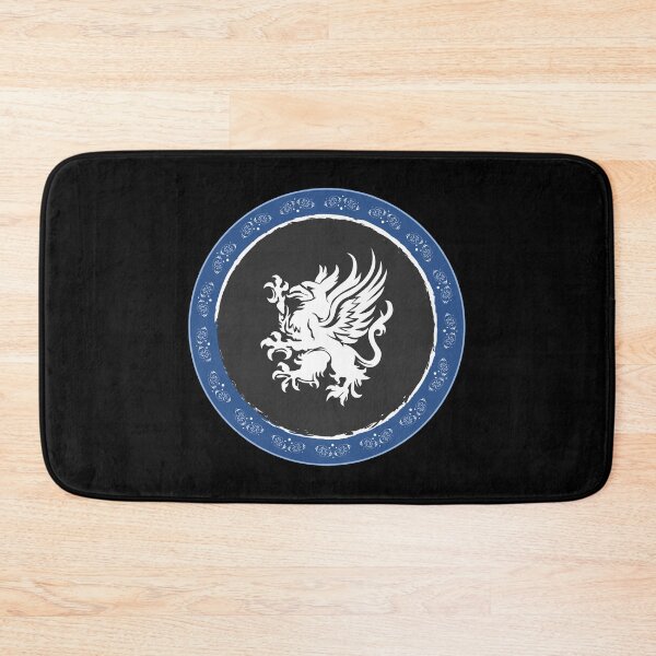 Item preview, Grey Warden Blue Heraldry - Dragon Age Geometric Art designed and sold by Yannick Toney.