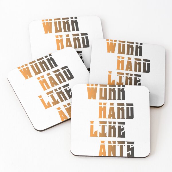 Item preview, Work Hard Like Ants Fitness T-Shirt designed and sold by Uday24.