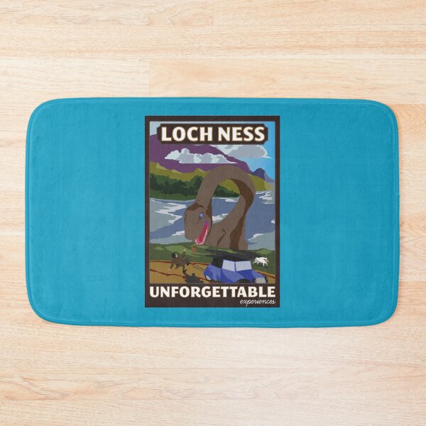 Artikelvorschau, Besuchen Sie Loch Ness - Brown Sticker entworfen und verkauft von OliverHeine.