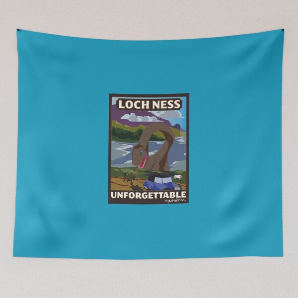 Artikelvorschau, Besuchen Sie Loch Ness - Brown Sticker entworfen und verkauft von OliverHeine.