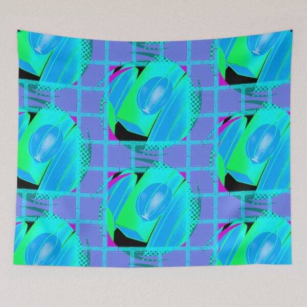 Item preview, Purple-blue-green  Lantern Lights view from the wiindow  by Iritof designed and sold by iritof.