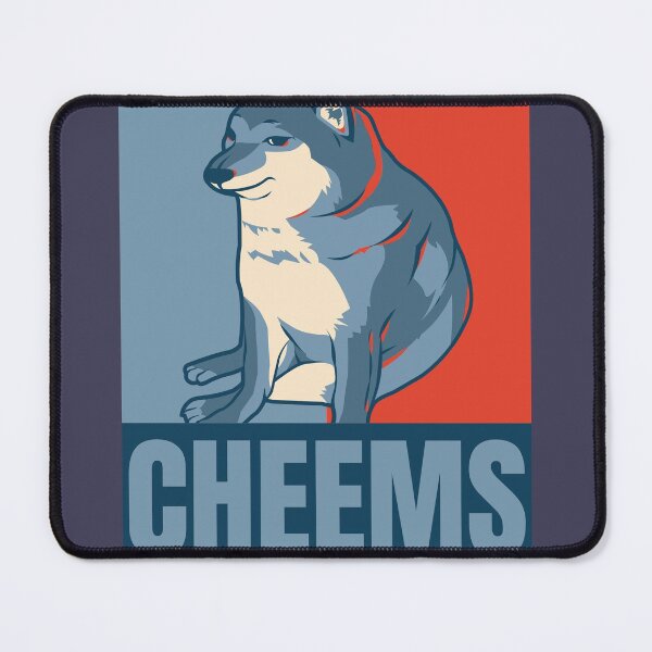 Item preview, Cheems Political Poster Style Dog Meme designed and sold by LoveofDog.