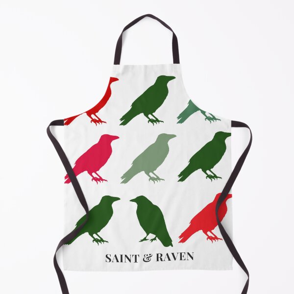 Item preview, Nine Green and Red Ravens Christmas Season designed and sold by Saint and Raven.