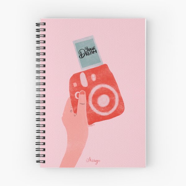Item preview, Woman with Poloroid Camera Digital Illustration in Pink designed and sold by NAYANA S KUMAR.