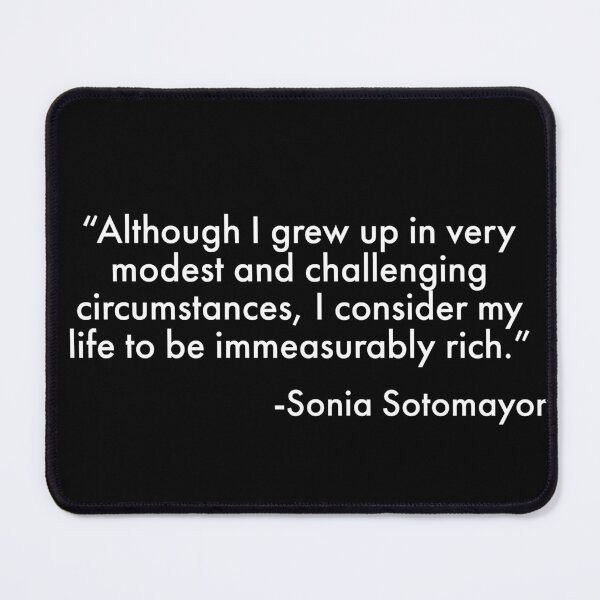 Item preview, Sonia Sotomayor on growing up (white) designed and sold by Yviemakes.