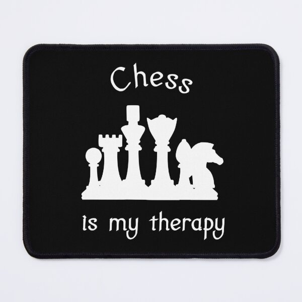 Item preview, Chess is my therapy designed and sold by Skipperatthebay.