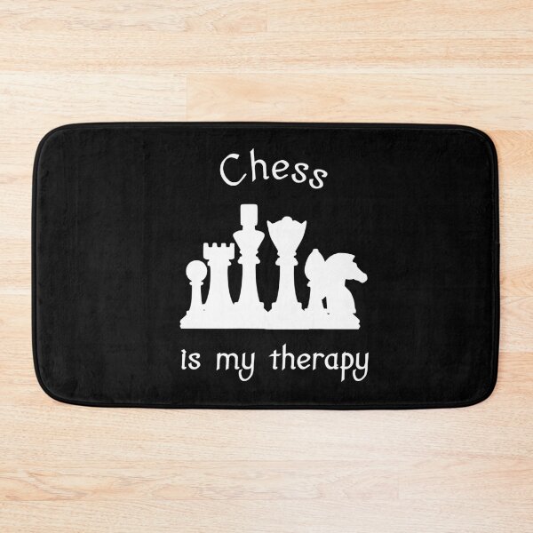 Item preview, Chess is my therapy designed and sold by Skipperatthebay.