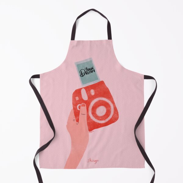 Item preview, Woman with Poloroid Camera Digital Illustration in Pink designed and sold by NAYANA S KUMAR.