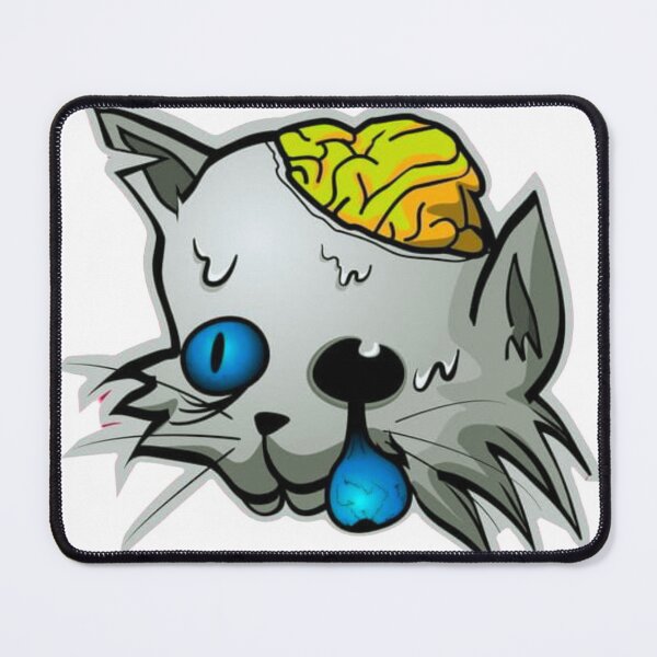 Item preview, zombie cat designed and sold by ANIMAL T-SHIRT.