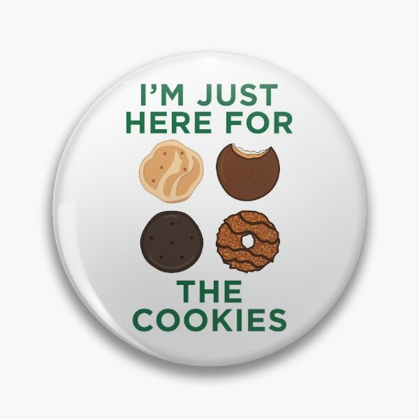 Item preview, Girl Scouts I'm Just Here For The Cookies designed and sold by goatshirt.