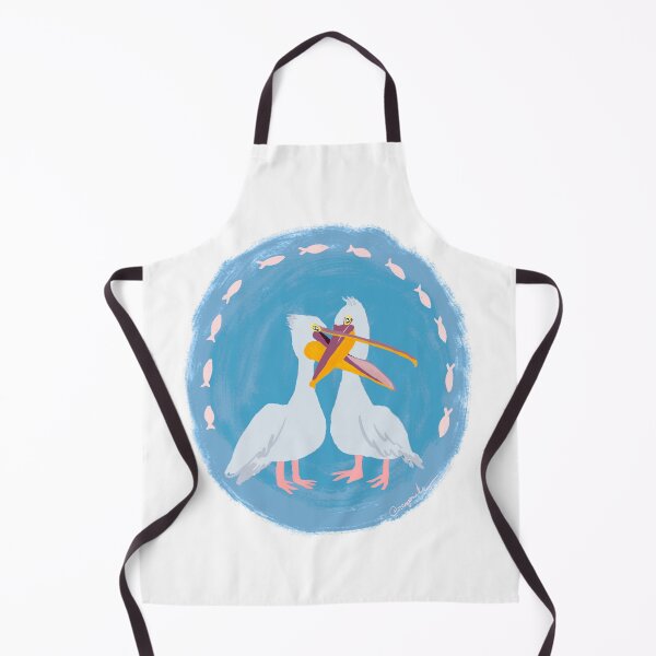 Item preview, Pelican couple and fish designed and sold by orangerinka.
