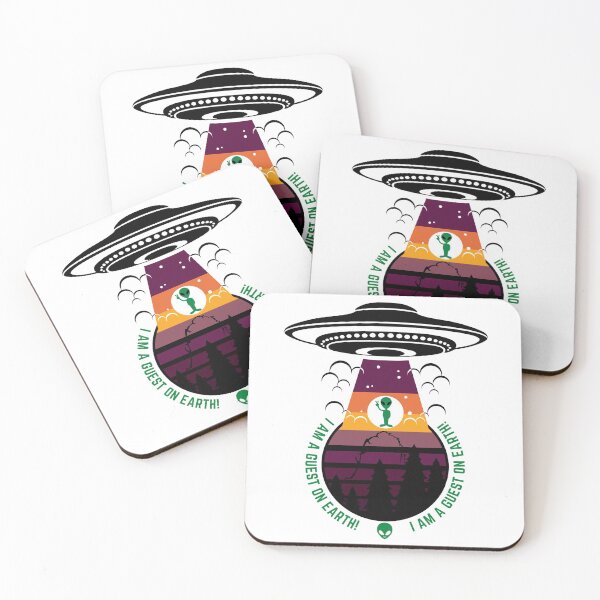 Item preview, I am a guest on Earth! designed and sold by BLKHAS.