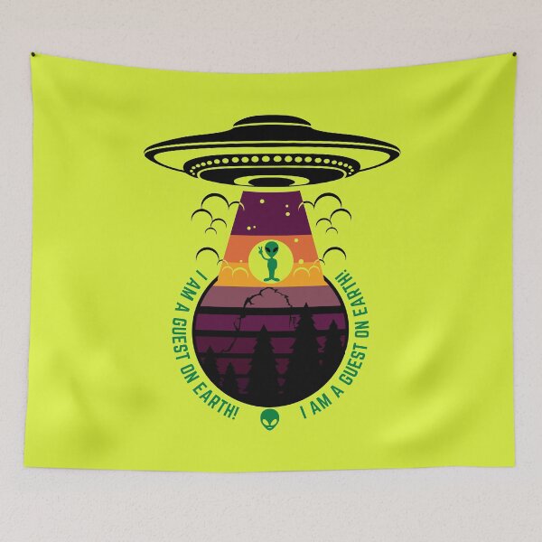 Item preview, I am a guest on Earth! designed and sold by BLKHAS.