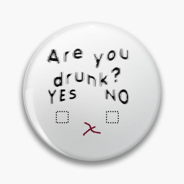 Item preview, Blurred Vision Are You Drunk Sobriety Test For Partygoers Black Text designed and sold by taiche.