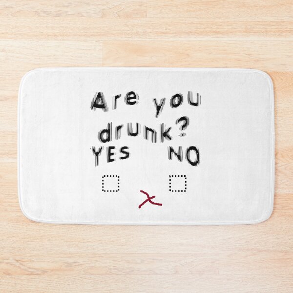 Item preview, Blurred Vision Are You Drunk Sobriety Test For Partygoers Black Text designed and sold by taiche.