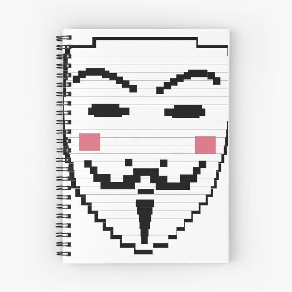 Item preview, Cryptopunk NFT blockchain, non fungible. Pixel art character anonimous mask designed and sold by Galena Georgieva.