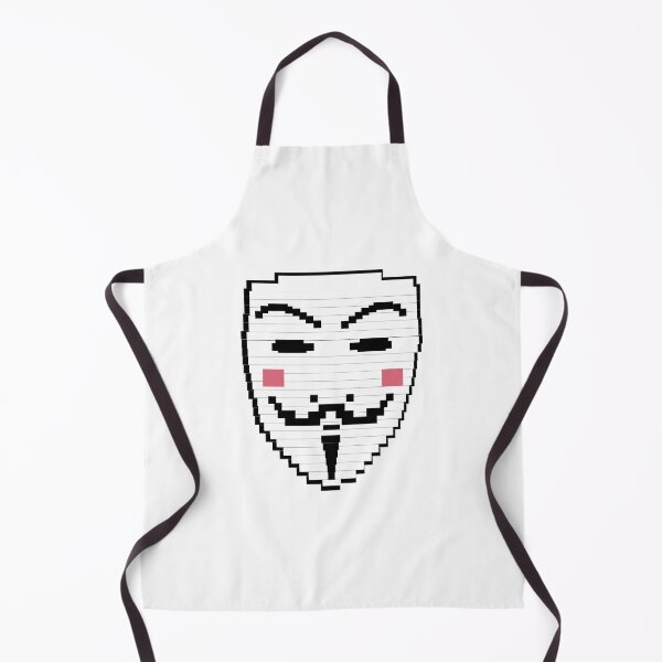 Item preview, Cryptopunk NFT blockchain, non fungible. Pixel art character anonimous mask designed and sold by Galena Georgieva.