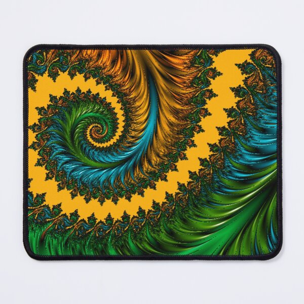 Item preview, Yellow and green Fractals  designed and sold by shantilovesart.