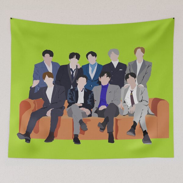 Item preview, SJ Suju Suit OT 9 Super Junior Green #A7D129 designed and sold by mysakura.