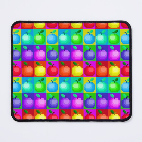 Item preview, Perfect Pretty Rainbow Pixel Apples designed and sold by rin3d .