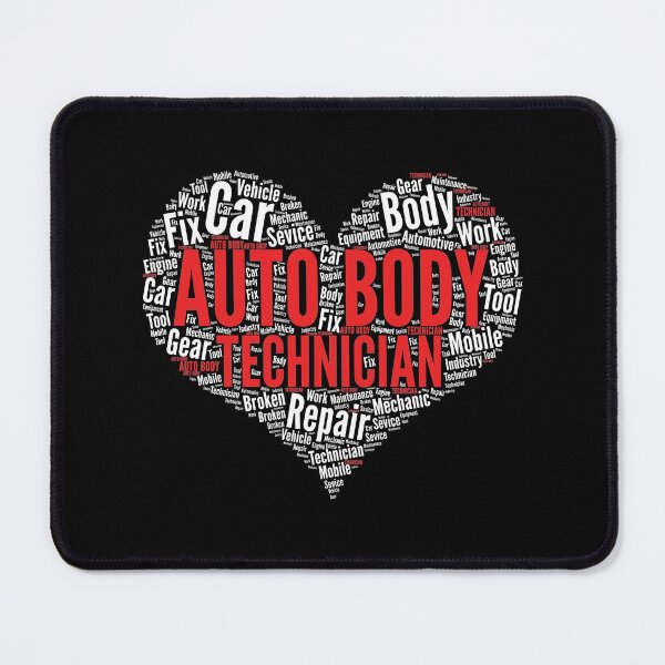 Item preview, Auto Body Technician Heart Shape Word Cloud Mechanic design designed and sold by theodoros20.