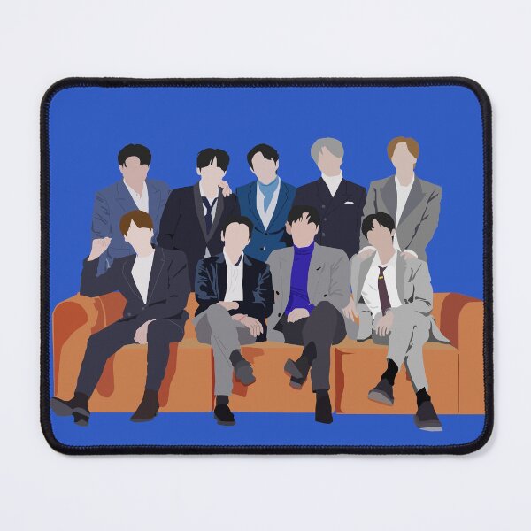 Item preview, Suju Suit OT 9 Super Junior Sapphire Blue #2554C7 designed and sold by mysakura.