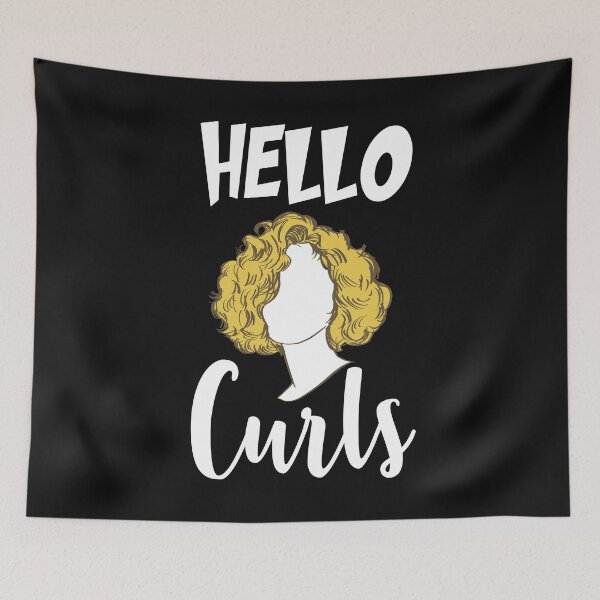 Item preview, Hello Curls designed and sold by Bendthetrend.