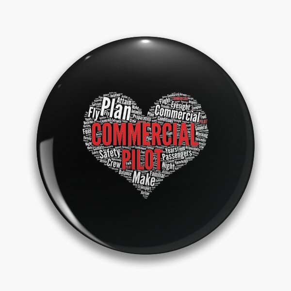 Item preview, Airplane Commercial Pilot Heart Shape Word Cloud product designed and sold by theodoros20.