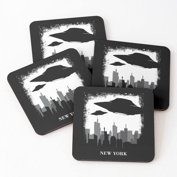 Item preview, Alien Abduction - UFO New York City Gift design designed and sold by theodoros20.