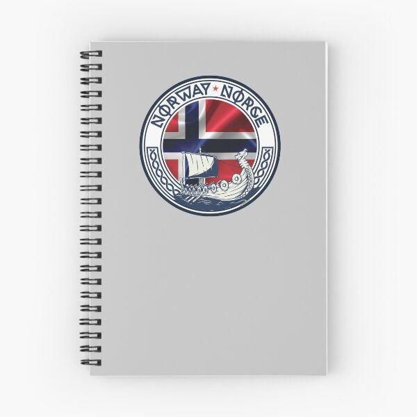 Aperçu de l'œuvre NORVÈGE NORGE Kongeriket Noreg, T-Shirt autocollant drapeau norvégien 01 créée et vendue par OuterShellUK.
