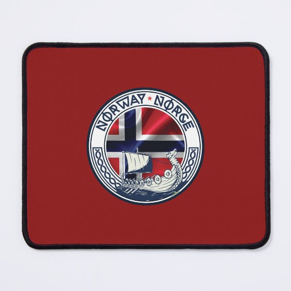 Item preview, NORWAY NORGE Kongeriket Noreg, Norwegian Flag Sticker T-Shirt 01 designed and sold by OuterShellUK.