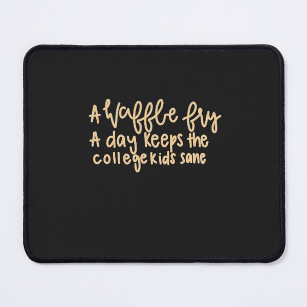 Item preview, Waffle fry a day Sticker designed and sold by JadeJunger.