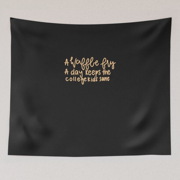 Item preview, Waffle fry a day Sticker designed and sold by JadeJunger.