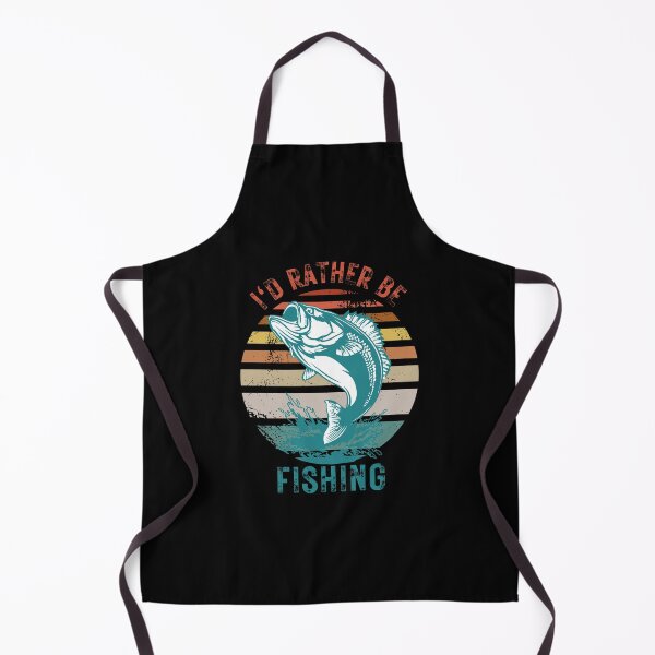 Item preview, I'd Rather Be Fishing, Outdoor Fishing Hobby, Retro Sunset Fishing designed and sold by Benchamart.