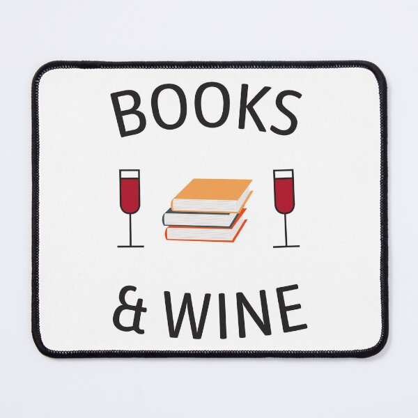 Item preview, Books and Wine designed and sold by TastefulTees.