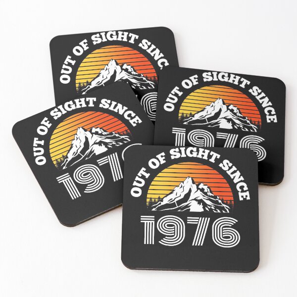 Item preview, Vintage Out Of Sight Since 1976 Birth Year Mountains designed and sold by RGRamsey.