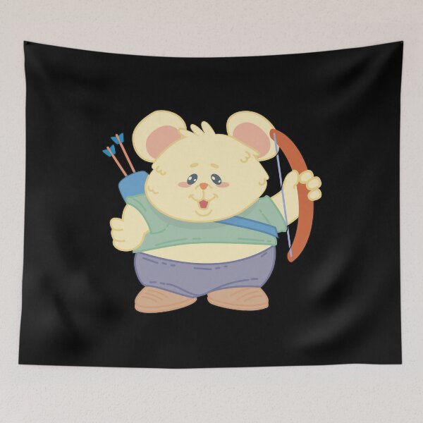 Item preview, Archery Cute Hamster Rat Player - Kids gift product designed and sold by theodoros20.