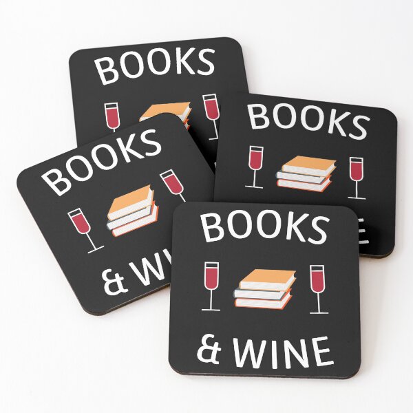 Item preview, Books and Wine Reading Readers Teacher  designed and sold by TastefulTees.