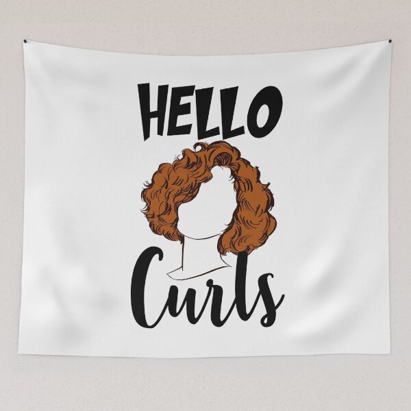 Item preview, Hello Curls designed and sold by Bendthetrend.