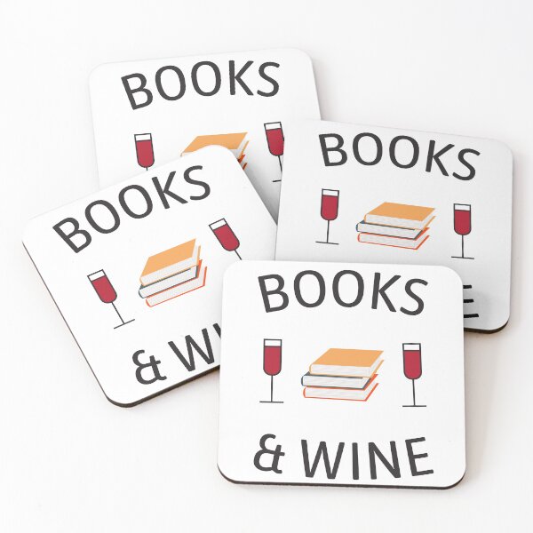 Item preview, Books and Wine designed and sold by TastefulTees.